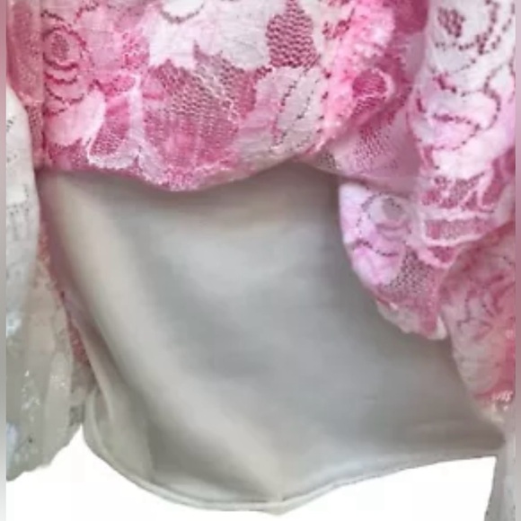 Size XSmall ……….Sweet Form Fitting Pink Lace Mini Dress.  New…..Sugar Thrillz - Picture 8 of 10